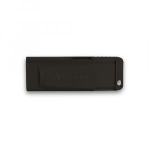 Pen Drive 128GB Verbatim Slider fekete USB 2.0 (49328)